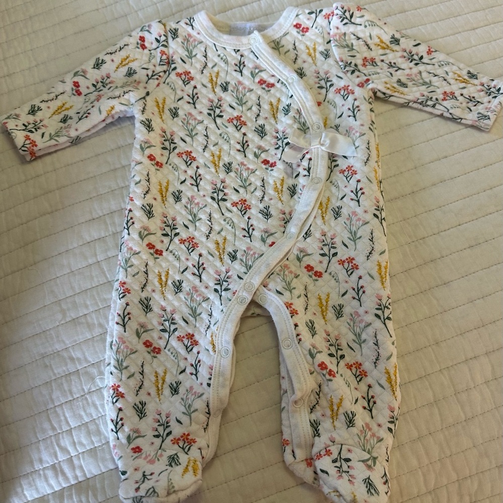 Floral Kids One Piece